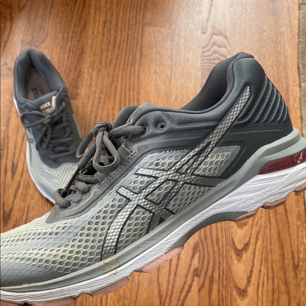 ASICS Charcoal and Light Gray Sneakers - Picture 3 of 5
